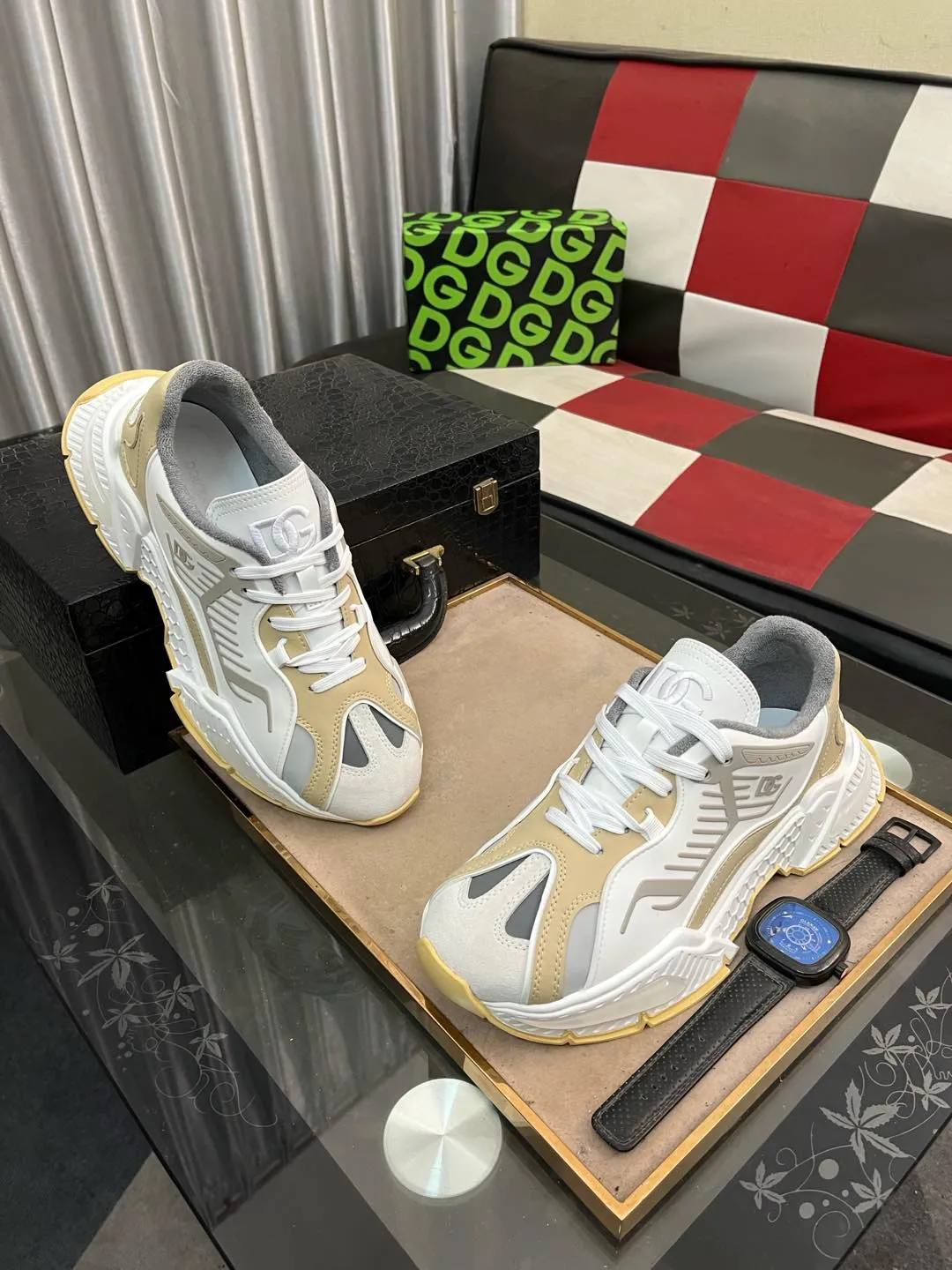 Men's men's shoes💰560⌚️⌚️DG "Dolce & Gabbana" low-top casual shoes Regular size: 35-46 Product material: Upper imported cowhide stitching fabric, breathable lining, original outsole